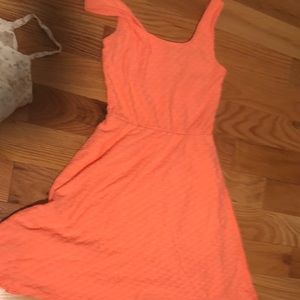 Coral dress
